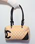 Cambon, &pound;450, Handbags, Beige, Lambskin Leather, Front view